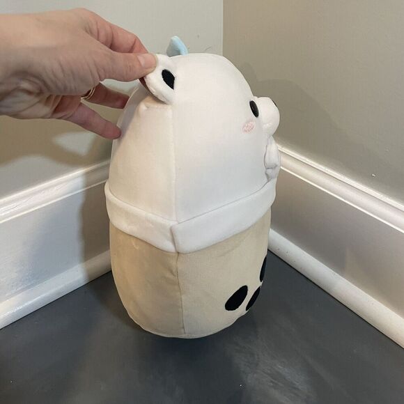 Avocatt Boba Tea Polar Bear 10 inch Plushie Stuffed Animal Squishy Kawaii - Picture 3 of 11